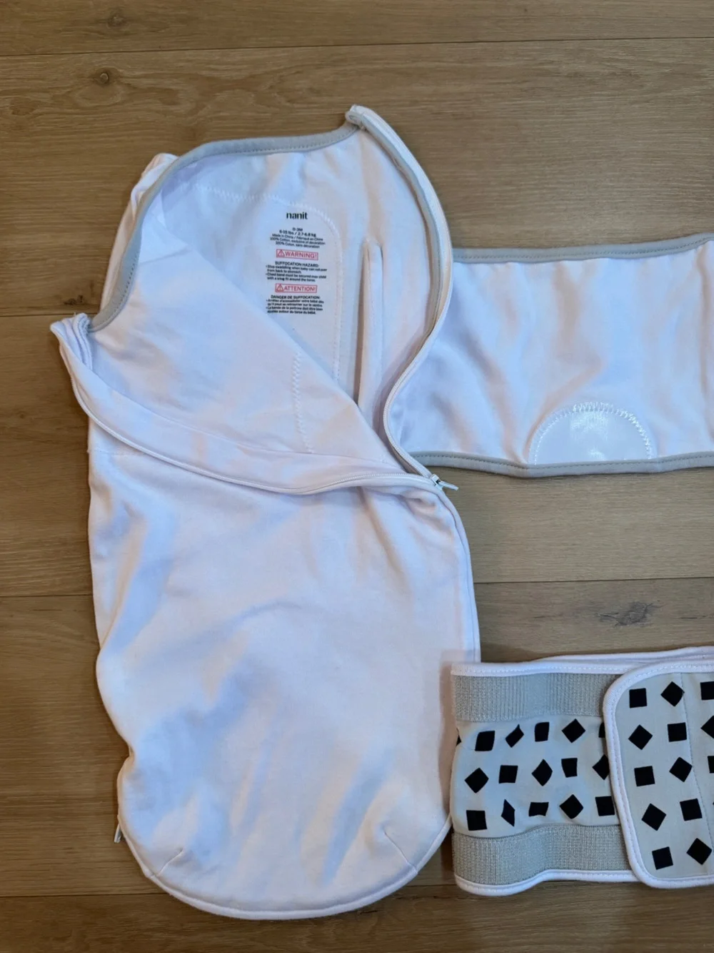 Nanit Breathing Wear Swaddle & Breathing Band Set | 0-3 Months | NEW!